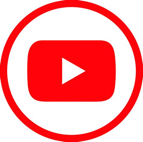 Youtube logo icon, social media icon 23741180 PNG