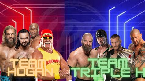 Wwe K Team Hulk Hogan Vs Team Triple H Gameplay Ps Youtube