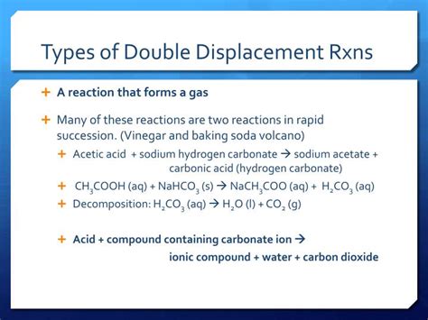 PPT - Double Displacement Reactions PowerPoint Presentation - ID:2869843