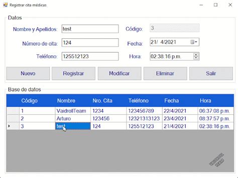 Vaidrollteam Mantenimiento De Datos Con Datagridview En C Visual