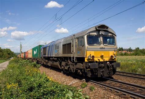 Class 66 004 Of Ers Between Haltingen And Eimeldingen