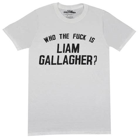 LIAM GALLAGHER リアムギャラガー Who The Fuck Tシャツ WHITE GEEKHEAD 通販 Yahoo ショッピング