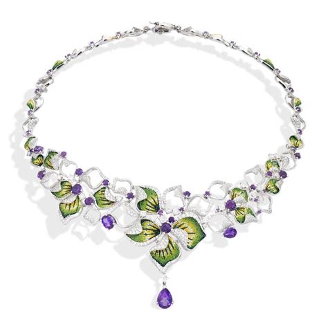 Iris Mauve Necklace By Sicis Jewels Sicis Jewels The Jewellery Editor