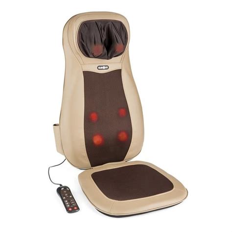 Nukuoro Siège De Massage Coussin Massant Relaxant Shiatsu 3 Zones