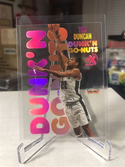 Skybox E X Century Dunk N Go Nuts Spurs Tim Duncan 1998 1999 Awesome