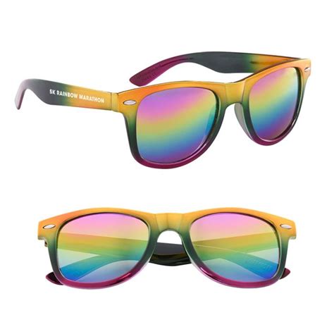 Customized Metallic Rainbow Malibu Sunglasses