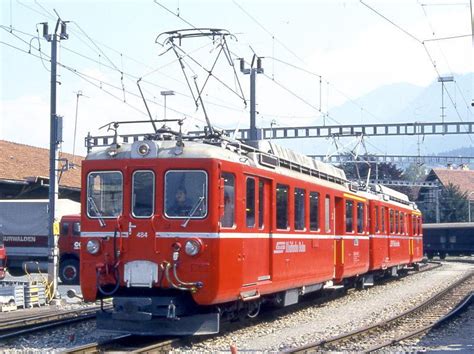 Rhb Regionalzug Von Chur Nach Arosa Am In Chur Mit