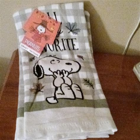 Peanuts Holiday Snoopy Kitchen Towels Poshmark