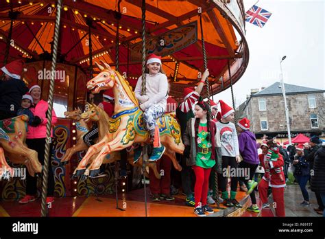 Children Fairground Carousel Horses Hi Res Stock Photography And Images