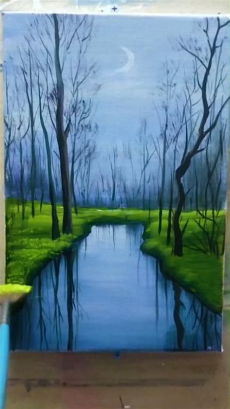 Pinterest Landscape Art Painting Diy Canvas Art Painting Sunset