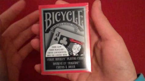 Bicycle Tragic Royalty Deck Review Playing Cards Youtube