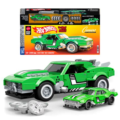 Mattel Brick Shop Hot Wheels Juguete de Construcción Speed Custom 68 Camaro