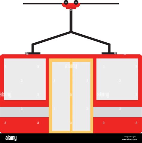 side view of a cableway Stock Vector Image & Art - Alamy