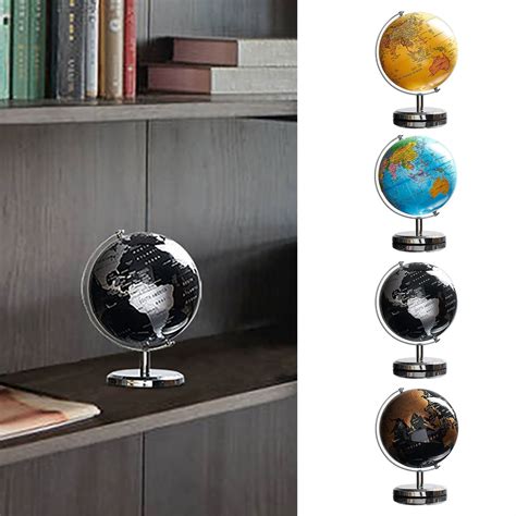 Clearance Hexang Desktop Ornament World Globe Desktop Geographic Globe