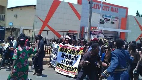 Heavy Protest Rocks Lafia Nasarawa State Capital Over Stollen Mandate