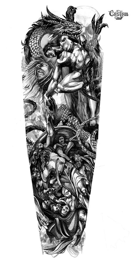 Custom Tattoo Design - Custom Designed Tattoos and Sleeves | Sleeve ...