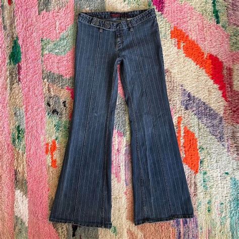 Mudd Jeans Vintage Y2k Dark Wash Stretchy Denim Depop Depop