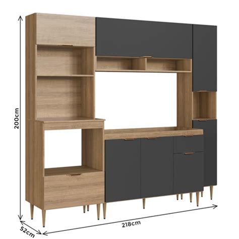 Cozinha Completa Portas Gaveta Delmarco Veneza M Schumann