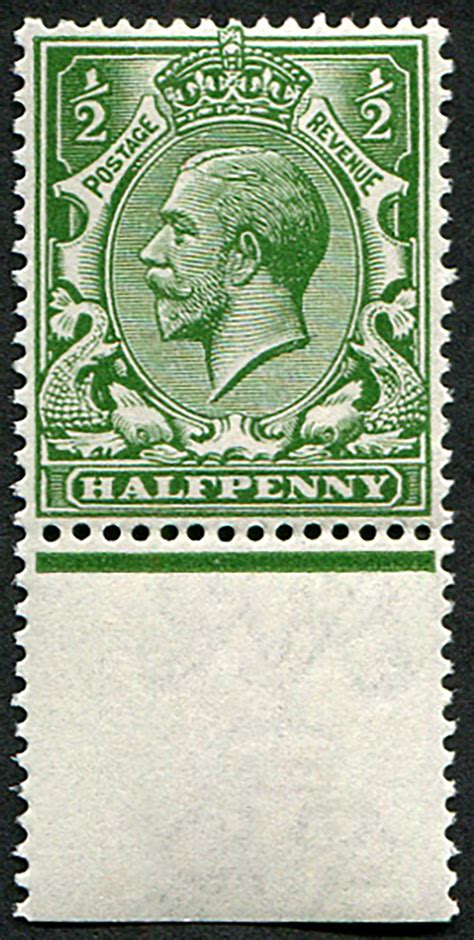 ½d SG 352 VARIETY VERY DEEP BRIGHT GREEN 1913 Embassy Philatelists