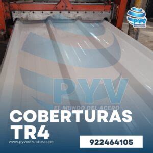 Planchas metálicas TR4 PYV ESTRUCTURAS