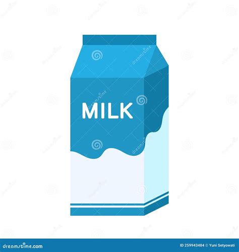 Simple Milk Carton Box Icon Clipart PNG Isolated on White Background ...