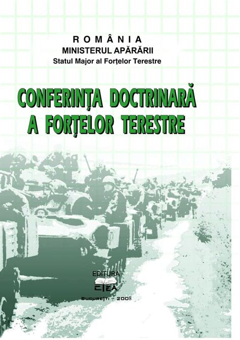 Conferin A Doctrinar A For Elor Terestre Centrul Tehnic Editorial Al