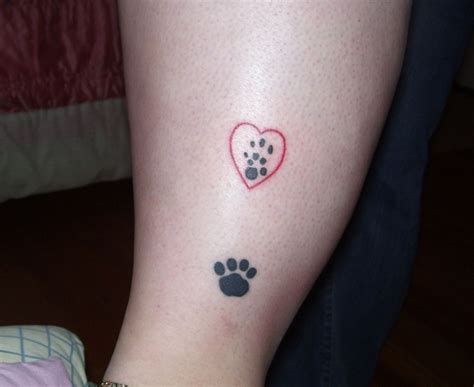 Paw Print Tattoos Designs, Ideas and Meaning | Tattoos For You