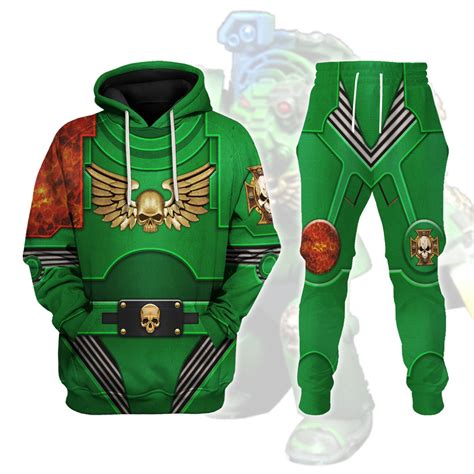 Terminator Armor SALAMANDERS Warhammer 40k Costume Hoodie Sweatshirt T ...