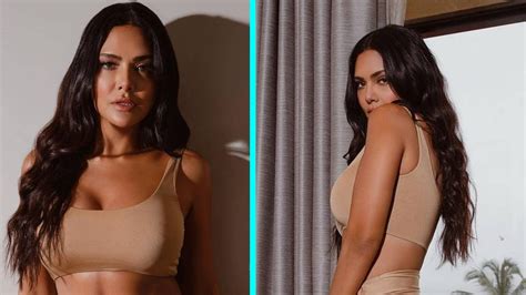 Esha Gupta Looks Beyond Sexy In Nude Bralette And High Slit Skirt In