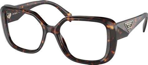 Amazon Prada Pr Zv Au O Tortoise Plastic Square Eyeglasses