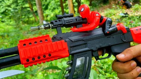 Mencari Mainan Tembak Tembakan Ak 47 Gun Pistol Mini Gun Blaster Gun