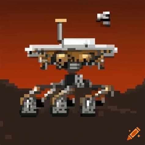 Pixel Art Mars Rover On Craiyon