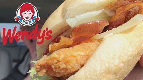 Review Wendys Spicy Asiago Ranch Chicken Club Youtube