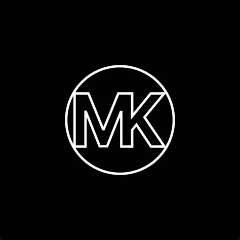 Mk Initials Logo Monogram Mk Letters 29234204 Vector Art At Vecteezy