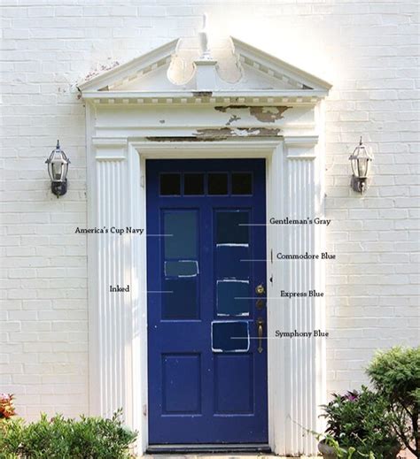 8 Blue Paints For The Front Door — Corbin Interiors - Brooklyn Interior ...