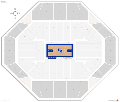 Rupp Arena Seating Chart With Rows Two Birds Home