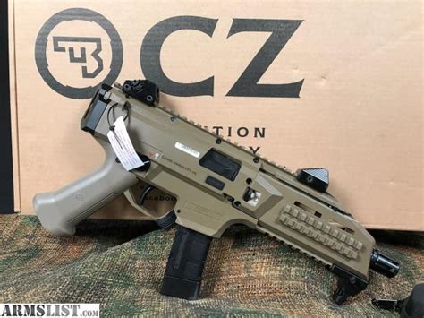 ARMSLIST For Sale CZ Scorpion EVO 3 S1 9mm FDE Pistol 2 20rd Mags