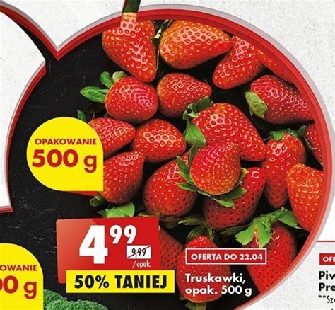 Promocja Truskawki 500g W Biedronka