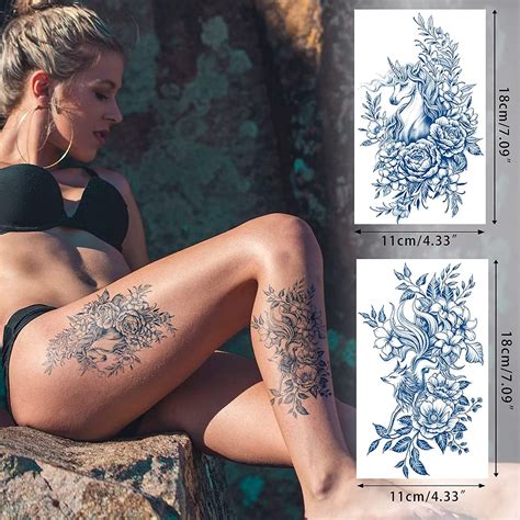 Buy Aresvns Semi Permanent Tattoos For Women Teen Girls Waterproof And