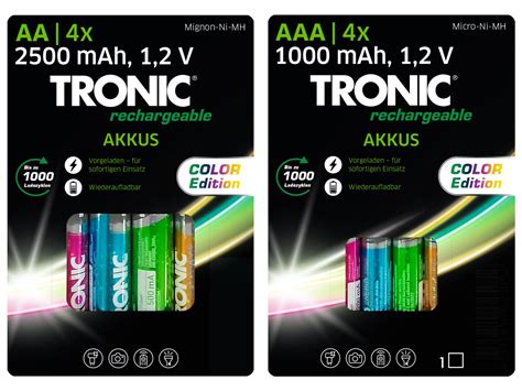 Tronic Akumulatorki Ni Mh Ready Use Color Szt