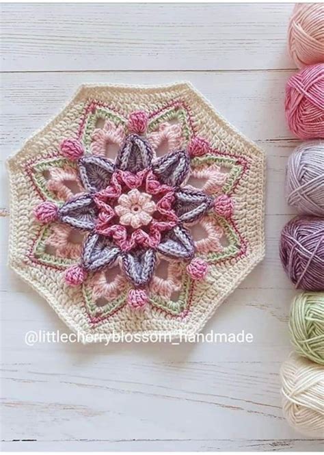 Pin Di Vardit Dafni Su Crochet Granny Square Patterns Sottobicchieri