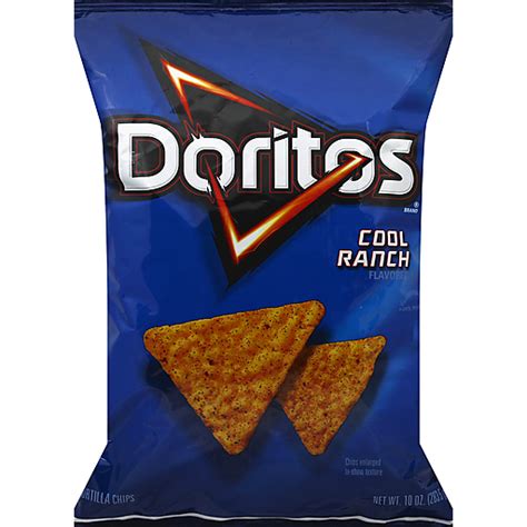 Doritos Tortilla Chips Cool Ranch Flavored 10 Oz Snacks Chips And Crisps Sheltons Farm Market