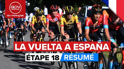 Vuelta A España 2023 Résumé Étape 18 Youtube