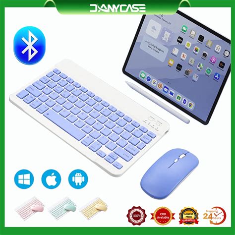 Jual Danycase Wireless Bluetooth Keyboard Mouse Tablet Keyboard For