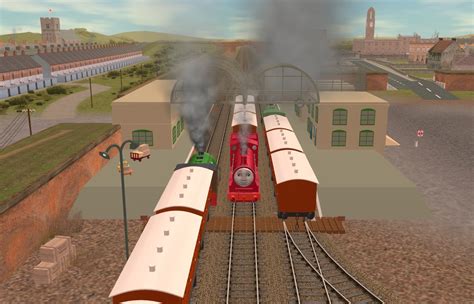 At Tidmouth Station by ThomasTankEngine76 on DeviantArt