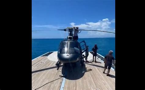 Video Cum Este Ascuns Un Elicopter Pe Un Iaht De De Milioane