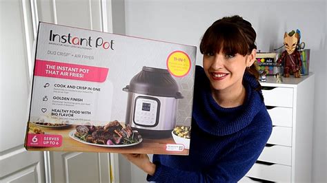 Instant Pot® 6qt Duo Crisp™ Air Fryer Unboxing And Cooking Youtube