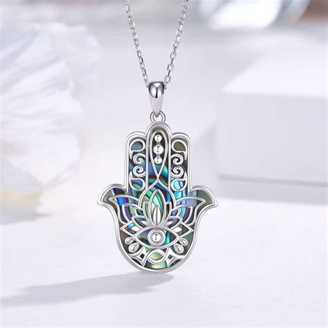 Silver Hamsa Necklace