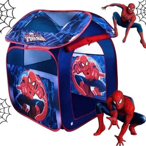 Barraca Infantil Cabana Tenda Toca Casinha Menino Homem Aranha Zippy