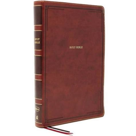 Nkjv, Thinline Bible, Giant Print, Leathersoft, Brown, Thumb Indexed ...